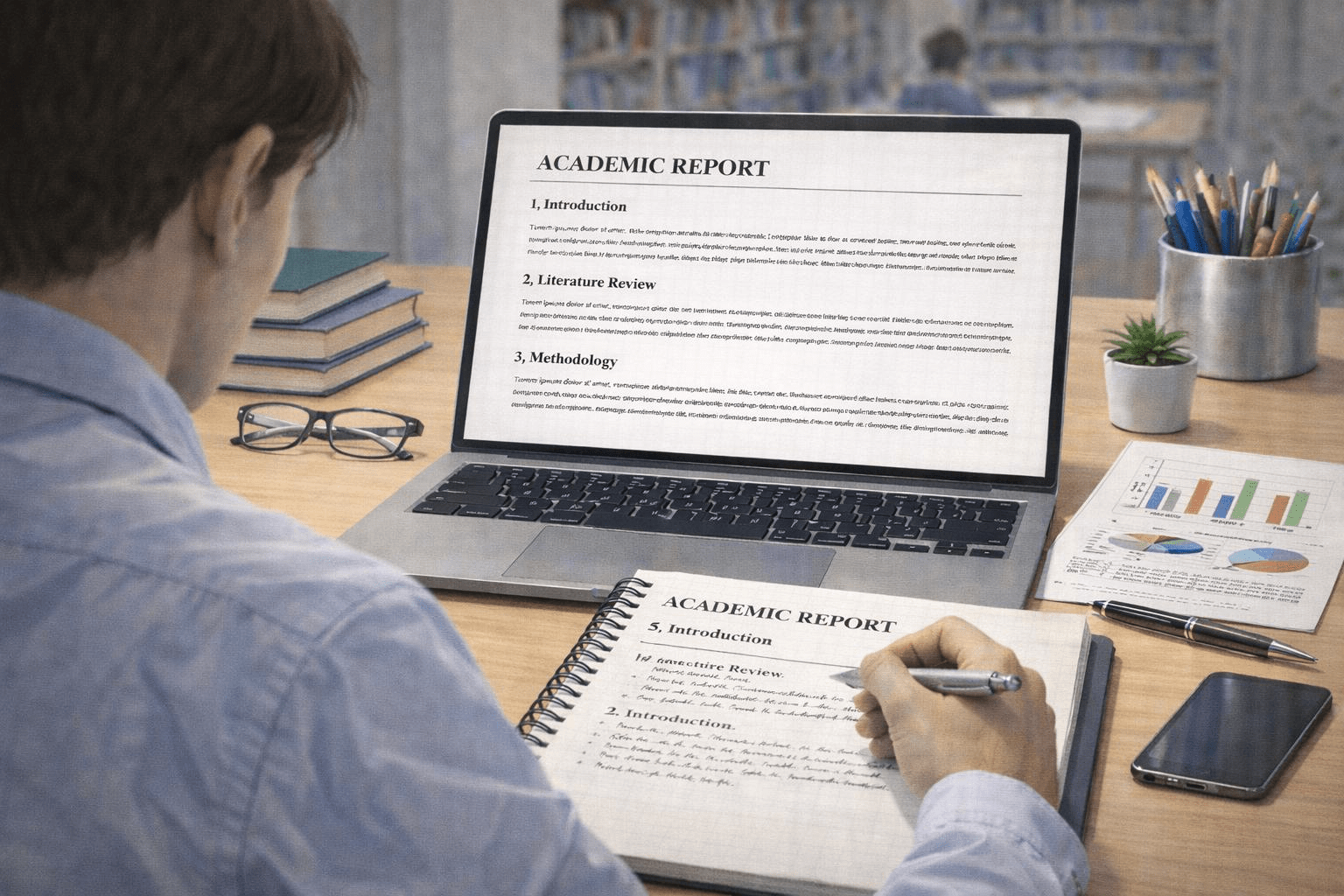 Essay and assignment illustration
